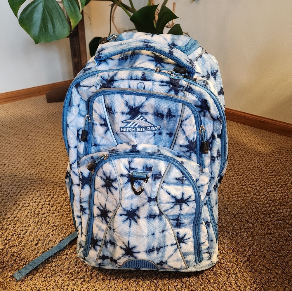 High Sierra rolling backpack